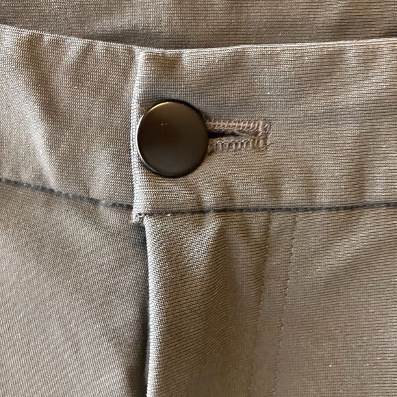 Lululemon Men's Commission Charcoal Warpstreme Pants W38/36 Athletic 5 Pocket - Picture 2 of 16